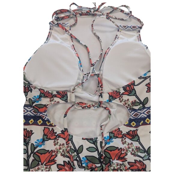 CUPSHE Spring Blossoms Floral Print One-piece Swimsuit* Size M - Picture 7 of 10